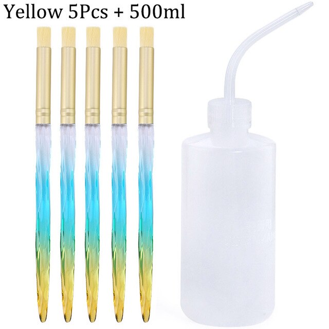 Eyelash Cleaning Washing Bottle Eyelash Extension Tool Elbow Narrow Mouth Long Tube Clean Eyebrow Skin Care Remover Bottle