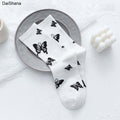 New Soild Colors Cotton Unisex Socks Personality Harajuku Black White Couples Skateboard Knitted Casual Sports Fashion Socks