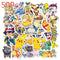40/50/100 Pcs Pokemons Stickers For Luggage Skateboard Phone Laptop Moto Bicycle Wall Guitar Sticker DIY Waterproof Sticker