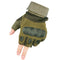 Tactical Hard Knuckle Half finger Gloves Men's Army Military Combat Hunting Shooting Airsoft Paintball Police Duty - Fingerless