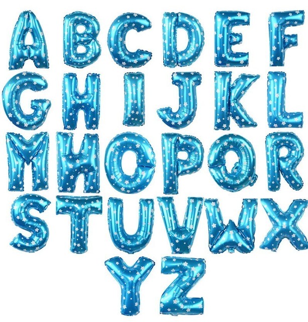 1pc 16 Inch Red Rose Gold Silver Foil Letter Alphabet Balloons Wedding Happy Birthday Party Decoration Kids Baby Shower Supplies