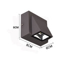 5W 6W 15W Modern simple creative outdoor waterproof wall lamp LED courtyard lamps gate lamp terrace balcony garden wall light