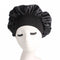 Newly Women's Satin Solid Sleeping Hat Night Sleep Cap Hair Care Bonnet Nightcap For Women Men Unisex Cap Bonnet De Nuit