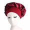 Newly Women's Satin Solid Sleeping Hat Night Sleep Cap Hair Care Bonnet Nightcap For Women Men Unisex Cap Bonnet De Nuit