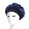 Newly Women's Satin Solid Sleeping Hat Night Sleep Cap Hair Care Bonnet Nightcap For Women Men Unisex Cap Bonnet De Nuit