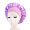 Newly Women's Satin Solid Sleeping Hat Night Sleep Cap Hair Care Bonnet Nightcap For Women Men Unisex Cap Bonnet De Nuit