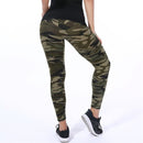 YSDNCHI 2021 Camouflage Womens for Leggins Graffiti Style Slim Stretch Trouser Army Green Leggings Deportes Pants K085