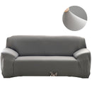Solid color sofa covers for living room sofa towel Slip-resistant  strech    L Shaped Chaise Longue (measure sofa before buy)