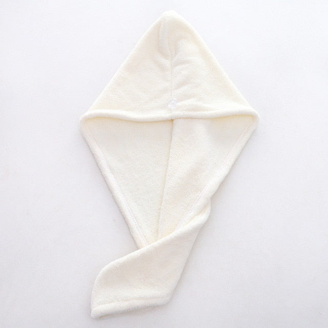 Women Bathroom Super Absorbent Quick-drying Thicker microfiber Bath Towel Hair Dry Cap Salon Towel rapid drying hair towel