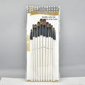 12pcs Nylon Hair Wooden Handle Watercolor Paint Brush Pen Set For Learning Diy Oil Acrylic Painting Art Paint Brushes Supplies