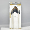 12pcs Nylon Hair Wooden Handle Watercolor Paint Brush Pen Set For Learning Diy Oil Acrylic Painting Art Paint Brushes Supplies