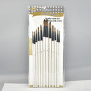 12pcs Nylon Hair Wooden Handle Watercolor Paint Brush Pen Set For Learning Diy Oil Acrylic Painting Art Paint Brushes Supplies