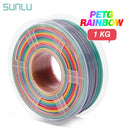 SUNLU PETG 3D Printer Filament 1.75mm Dooling Gift Material Hot Sale Black Color PETG 3D Filament Consumables 1KG/2.2LBS