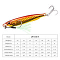 2021 Metal Jig Fishing Lure Weights 10g-60g Trolling Hard Bait Bass Fishing Bait Tackle Trout Jigging Lure Jigs Saltwater Lures