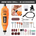 HILDA Electric Mini Drill Dremel Grinder Engraving Pen Mini Drill Electric Rotary Tool Grinding Machine Dremel Accessories