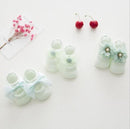 3 Pairs/Lot Lace Flower Newborn Baby Socks Cotton Anti-Slip Kids Floor Socks Bow toddler Girl Socks Spring Girls Gift sokken