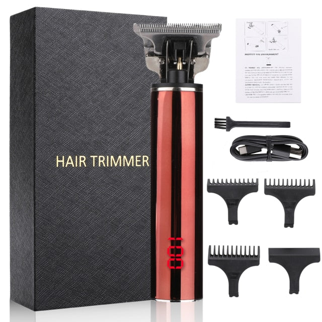 Rechargeable T9 Baldheaded Hair Clipper+Men's razor Trimmer Electric Shaver Men Razor Cordless Barber Hair Cutting Machine Mower
