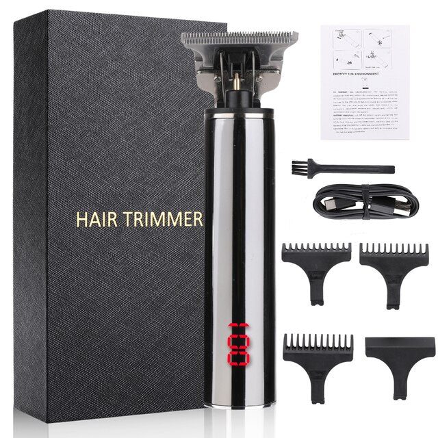 Rechargeable T9 Baldheaded Hair Clipper+Men's razor Trimmer Electric Shaver Men Razor Cordless Barber Hair Cutting Machine Mower