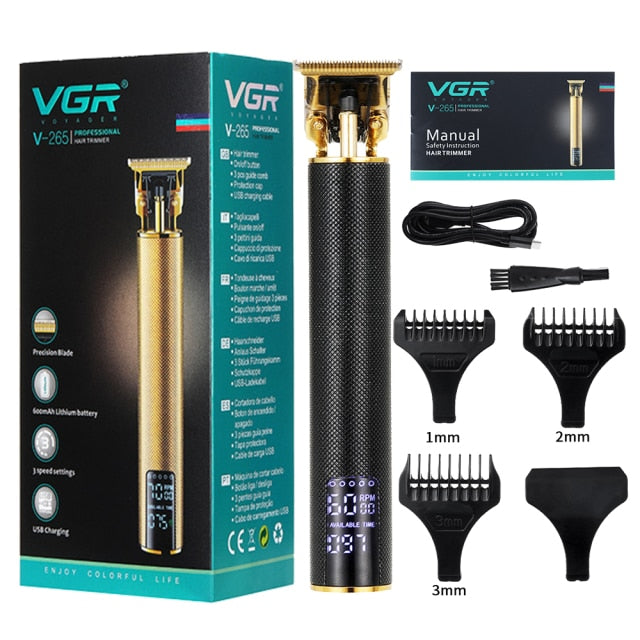 Rechargeable T9 Baldheaded Hair Clipper+Men's razor Trimmer Electric Shaver Men Razor Cordless Barber Hair Cutting Machine Mower