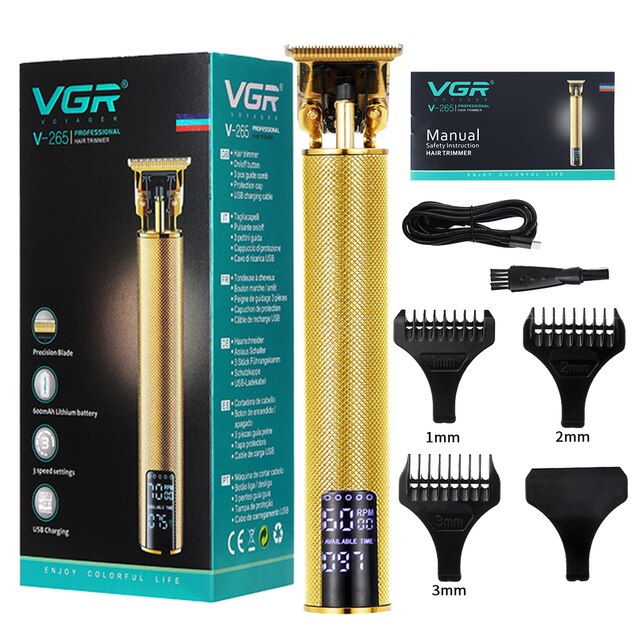 Rechargeable T9 Baldheaded Hair Clipper+Men's razor Trimmer Electric Shaver Men Razor Cordless Barber Hair Cutting Machine Mower