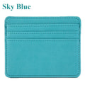 1Pc Pu Leather ID Card Holder Candy Color Bank Credit Card Box Multi Slot Slim Card Case Wallet Women Men Business Card Cover