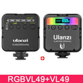 Ulanzi VL49 Mini RGB Video Light Lighting for Photography 2000mAh RGB LED Video Camera Light Vlog Fill Light Live