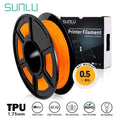 SUNLU TPU 0.5kg Flexible Filament with full color 1.75mm for Flexible DIY gift or model printing ship with 5 pieces