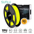 SUNLU TPU 0.5kg Flexible Filament with full color 1.75mm for Flexible DIY gift or model printing ship with 5 pieces