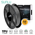 SUNLU TPU 0.5kg Flexible Filament with full color 1.75mm for Flexible DIY gift or model printing ship with 5 pieces