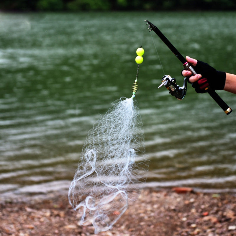 Carp Fishing Mesh Fishing Net High-quality Men Outdoor Large Casting Network Fishing Tackle Equipment Tank Supplies рыбалка