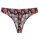 Sexy Lingerie Leopard flowers seamless Women G String Sexy Tanga Intimates Underwear Briefs Panties Transparent Thongs 1pcs/lot