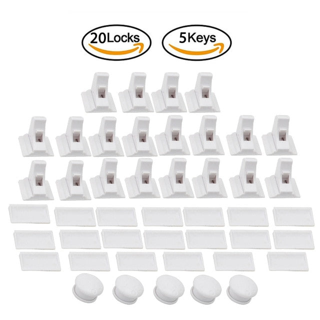 Magnetic Child Lock Children Protection Baby Safety Lock Drawer Latch Cabinet Door Lock Limiter Children Security Locks