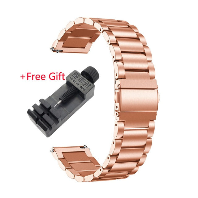 Stainless Steel Strap For Galaxy Watch Active2 40mm Bands Active 2 44mm Band 20mm for Samsung Galaxy Watch Active 2 watchband