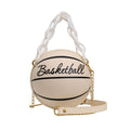 Personality Basketball Purses For Teenagers Women Shoulder Bags Crossbody Chain Hand Bags Female Leather Pink Bag Small Totes
