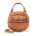 Personality Basketball Purses For Teenagers Women Shoulder Bags Crossbody Chain Hand Bags Female Leather Pink Bag Small Totes