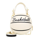 Personality Basketball Purses For Teenagers Women Shoulder Bags Crossbody Chain Hand Bags Female Leather Pink Bag Small Totes