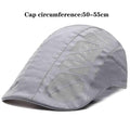 Casual Beret Hat Flat Cap Gatsby Hat Adjustable Breathable Boina Mesh Fashion Caps For Adult and Kids