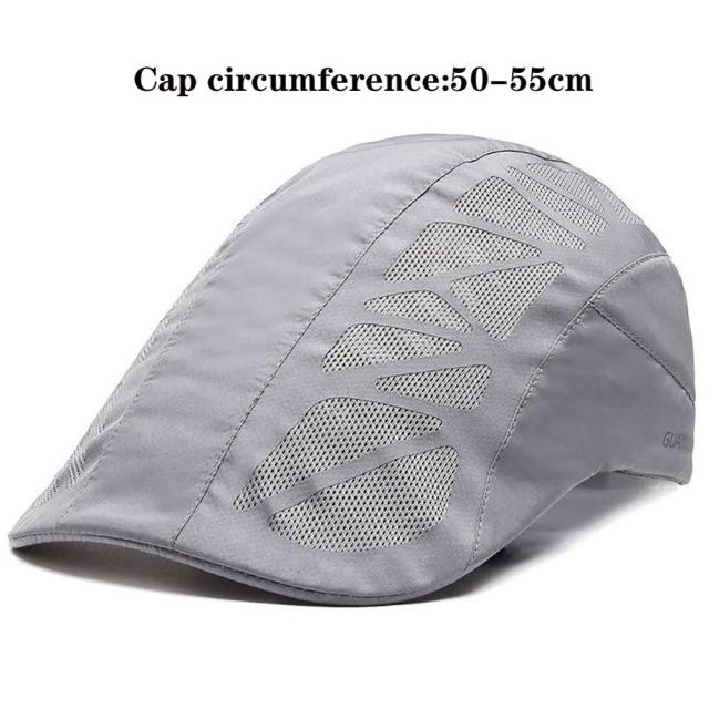 Casual Beret Hat Flat Cap Gatsby Hat Adjustable Breathable Boina Mesh Fashion Caps For Adult and Kids