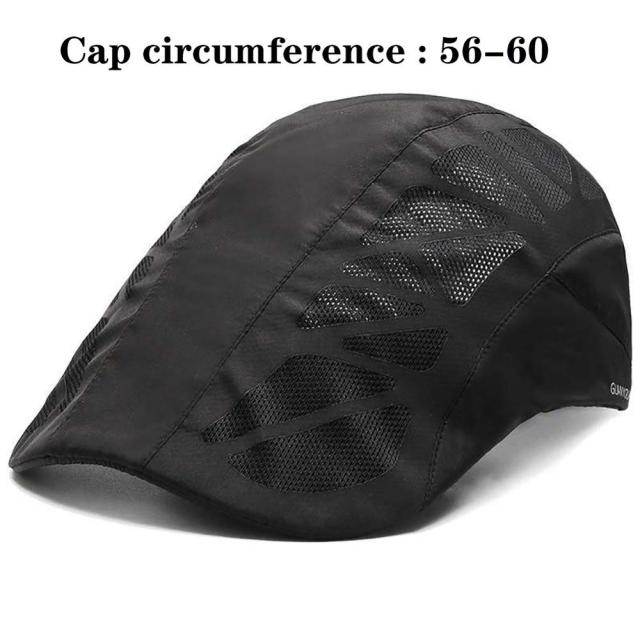 Casual Beret Hat Flat Cap Gatsby Hat Adjustable Breathable Boina Mesh Fashion Caps For Adult and Kids