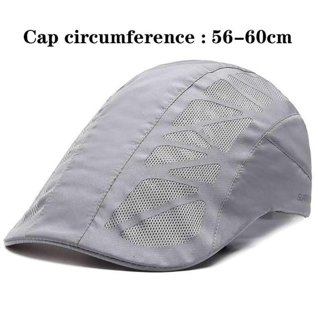 Casual Beret Hat Flat Cap Gatsby Hat Adjustable Breathable Boina Mesh Fashion Caps For Adult and Kids