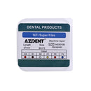 AZDENT 6pcs/pack SX-F3 Dental Instrument Files Root Canal Engine Use Endondontic Root Canal Machine Use