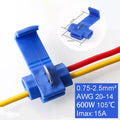 10PCS/20PCS Wire Connector Scotch Lock Snap AWG22-10 Without Breaking Cable Insulated Crimp Quick Splice Electrical Terminals