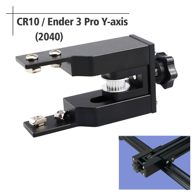 2020 X axis V-Slot profile 2040 Y axis synchronous belt Stretch Straighten tensioner For Creality Ender 3 CR-10 10S 3d printer