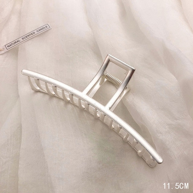 Woman Metal Hair Claws Chic Barrettes Hairclips Hairpins Ladies Hairgrip Headwear Girls Ornaments Crab Hair Accessories