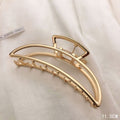 Woman Metal Hair Claws Chic Barrettes Hairclips Hairpins Ladies Hairgrip Headwear Girls Ornaments Crab Hair Accessories