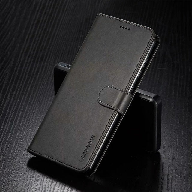 Leather Wallet Case for S21 Samsung Galaxy Note20 Ultra S20 FE S10 Plus A72 A52 A71 A51 5G A42 A32 A21s A22 Flip Cover A12 A02S