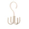 1PC Rotating Hook Bathroom Hook Holder Kitchen Storage Rack Under Shelf Rotate Towel Hook Kitchenware Cabinet Storage Organizer