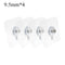 4Pcs/Set Self Adhesive Wall Hook Decorative Painting Photo Frame Hanging Hook Bathroom Wall Strong Sticking Seamless Nail Hanger