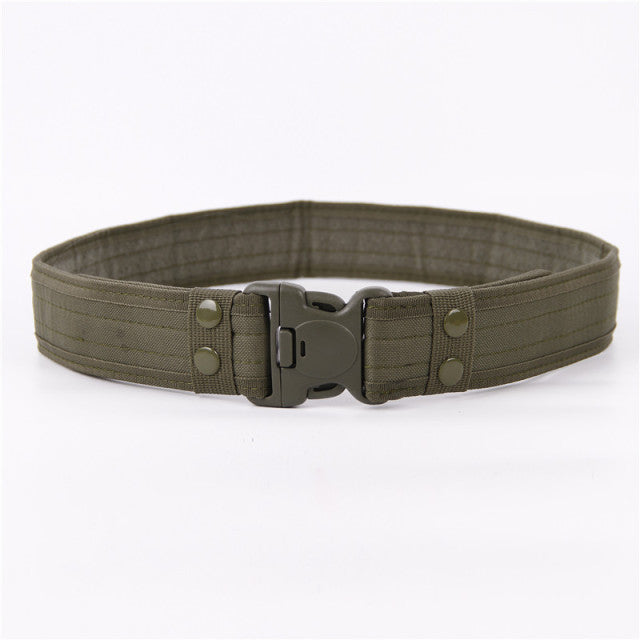 2021 New Army Style Combat Belts Quick Release Tactical Belt Fashion Men Canvas Waistband Outdoor Hunting Camouflage Waist Strap
