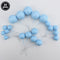 20pcs Golden Ball Cake Topper Happy Birthday Party Baby Shower Cake Decor DIY Cupcake Flag Wedding Christmas Ball Decor Supplies